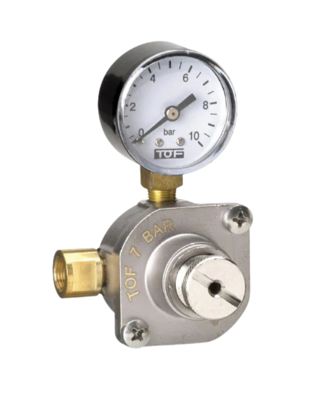 Manometer/kulsyreregulator til små Co2-flasker